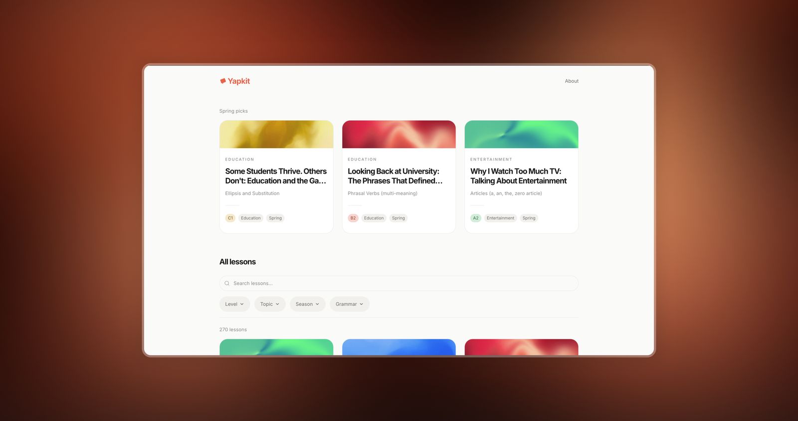 Took the weekly scramble out of teaching English — cover